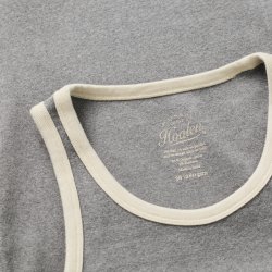 Débardeur jersey côtelé épais Dark Grey - Vue détail 4 / 6