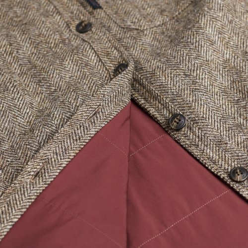 Surchemise tweed de laine