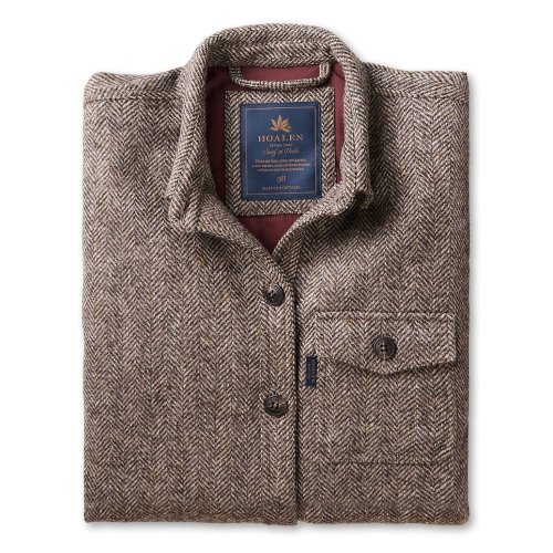 Surchemise tweed de laine