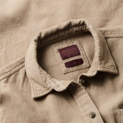 Chemise en velours Camel - Vue détail 1 / 6