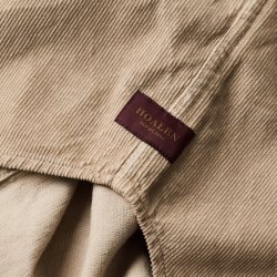 Chemise en velours Camel - Vue détail 3 / 6