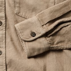 Chemise en velours Camel - Vue détail 5 / 6