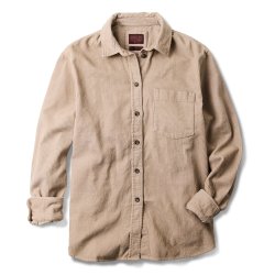 Chemise en velours Camel - Packshot 2 / 6