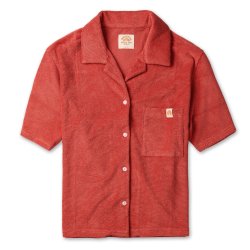 Chemise manches courtes Faded Red - Packshot 2 / 5