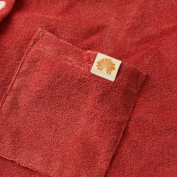 Chemise manches courtes Faded Red - Vue détail 4 / 5