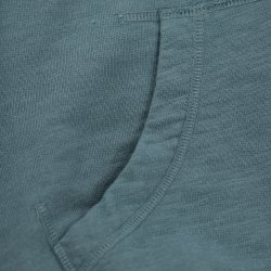 Fog Blue in fleece cotton Hoodie - Detail View 4 / 5