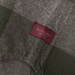 Chemise à carreaux en flanelle Kaki Vichy - Vue détail 4 / 5