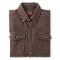 Chemise en flanelle Brown Melange - Packshot 1 / 1