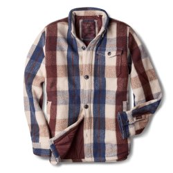 Surchemise chaude  Blue Burgundy Checks - Packshot 2 / 7