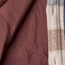 Surchemise chaude  Blue Burgundy Checks - Vue détail 3 / 7
