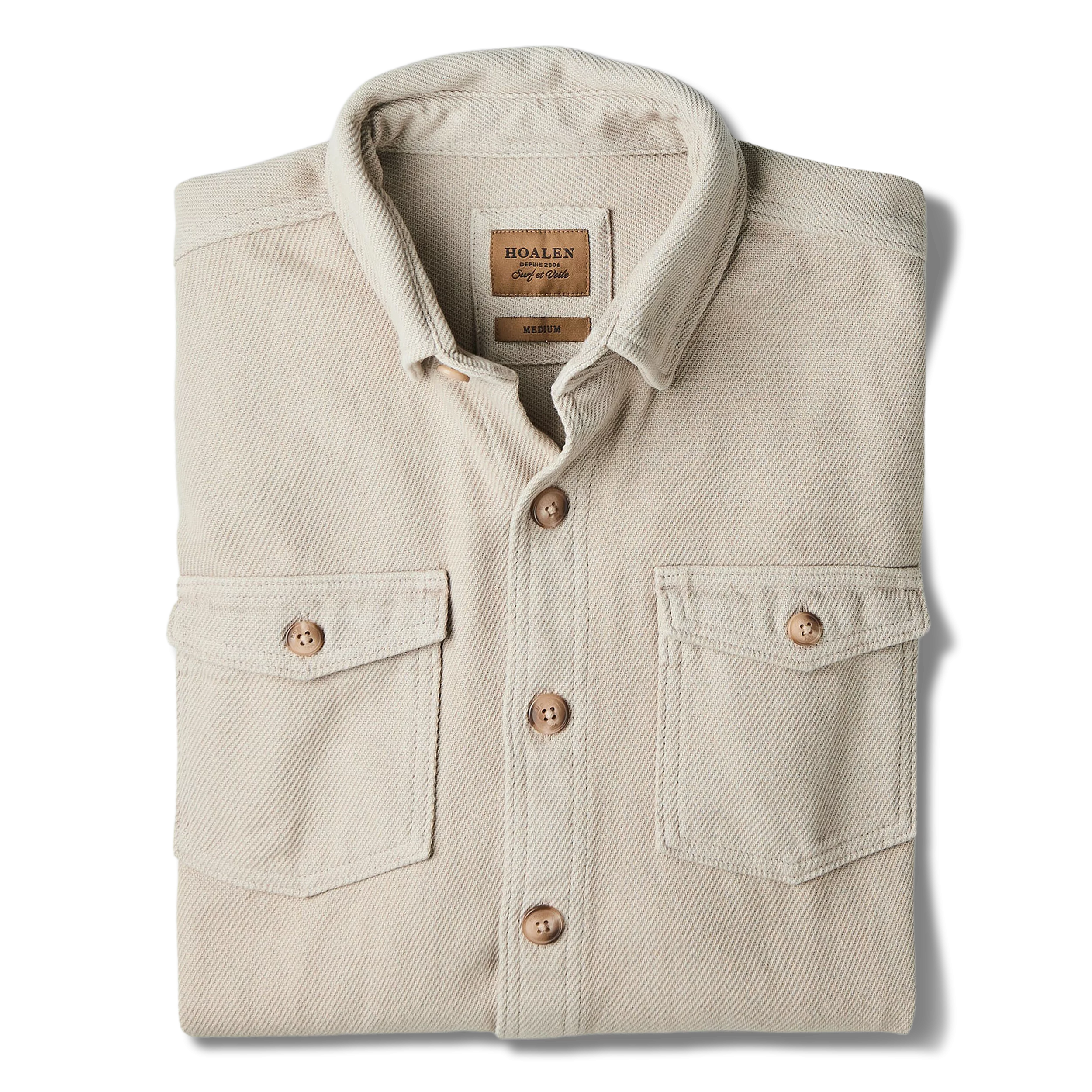 Surchemise en twill Camel - Packshot 1 / 6