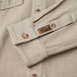 Surchemise en twill Camel - Vue détail 2 / 6