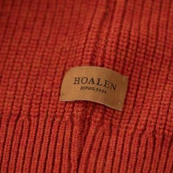 Pullover 100% laine merinos extrafine Orange - Vue détail 4 / 5