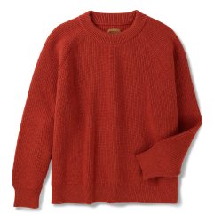 Pullover 100% laine merinos extrafine Orange - Packshot 6 / 5