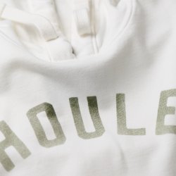 Sweat à capuche en molleton Shell White - Vue détail 5 / 6