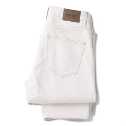 Jeans coupe droite taille moyenne Ecru - Packshot 1 / 1