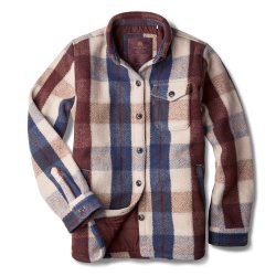 Blue Burgundy Checks warm Overshirt - Packshot 2 / 8