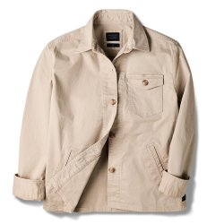 Surchemise en twill épais Camel - Packshot 2 / 6