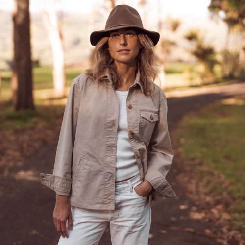 Surchemise en twill épais