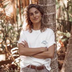 T-Shirt cotton bio Off White - Vue extérieure 2 / 7