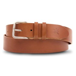 Ceinture cuir épais Chestnut - Packshot 1 / 1