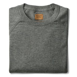 Pull en laine mérinos extrafine Light Kaki - Packshot 1 / 1