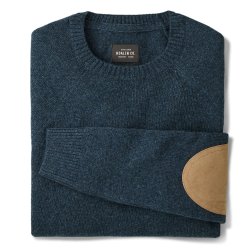 Pull en laine mérinos extrafine Deep Blue - Packshot 1 / 1