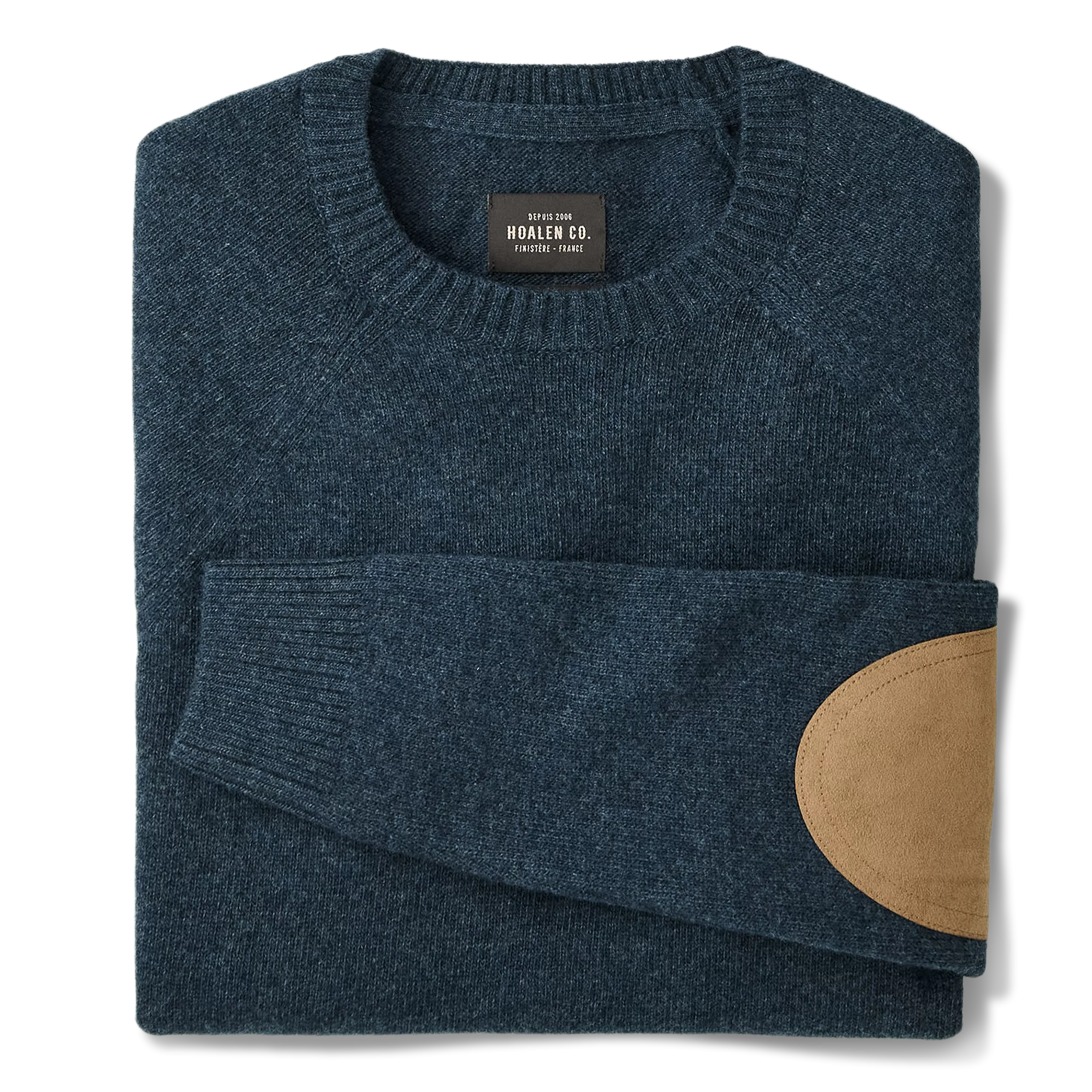 Pull en laine mérinos extrafine Deep Blue - Packshot 1 / 6