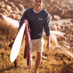 Sweat en molleton Navy Blue - Vue extérieure 3 / 8
