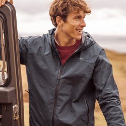 Veste coupe vent légère et respirante Navy Blue - Vue extérieure 1 / 9