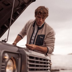 Veste polaire Sherpa Light Camel - Vue extérieure 2 / 7