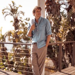 Chemise en chambray Denim - Vue extérieure 2 / 7