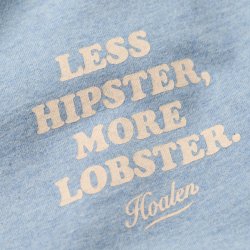 T-Shirt 100% coton bio Light Blue Melange - Vue détail 3 / 5