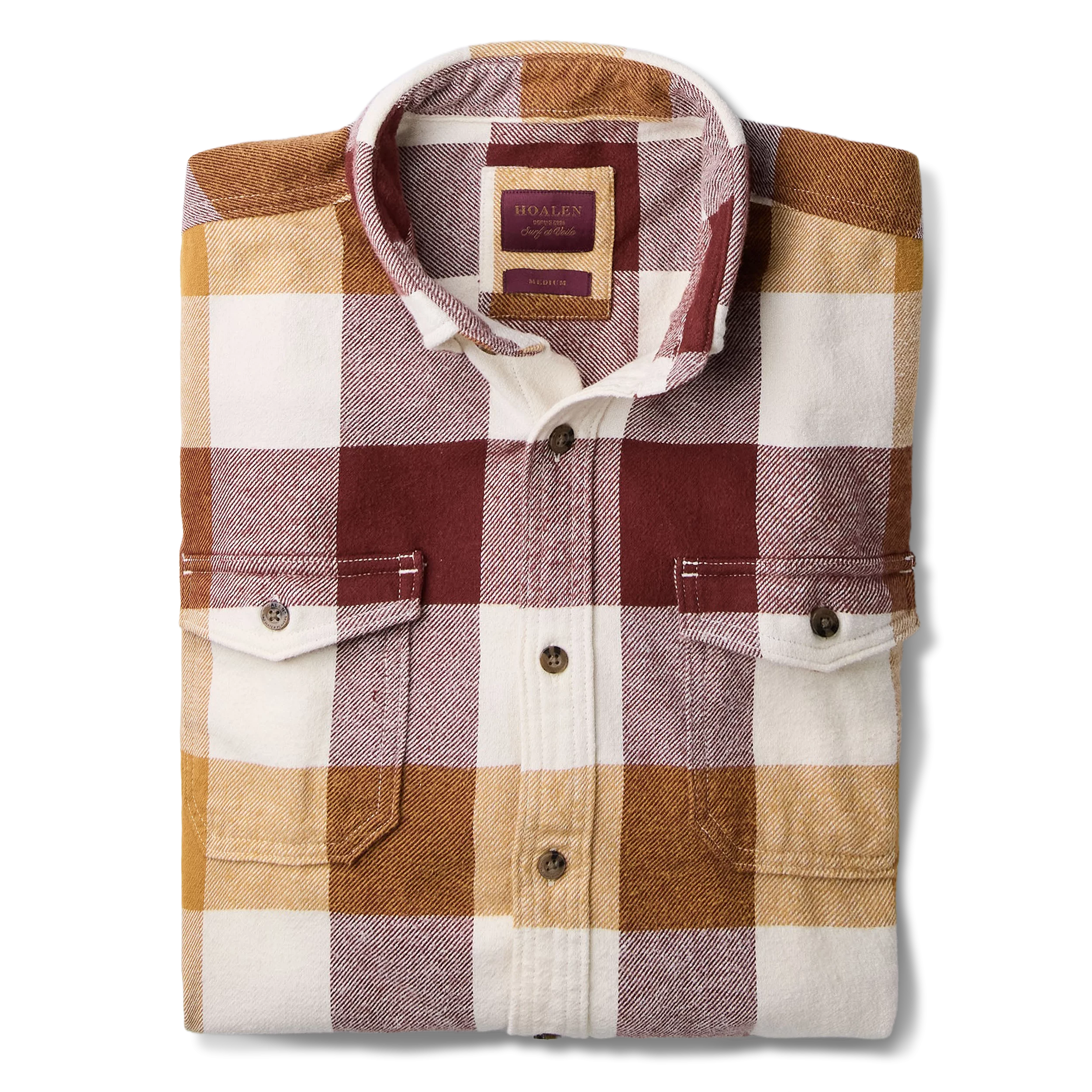 Chemise à carreaux vichy Burgundy Honey Vichy - Packshot 2 / 7