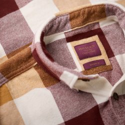 Chemise à carreaux vichy Burgundy Honey Vichy - Vue détail 2 / 7