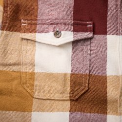 Chemise à carreaux vichy Burgundy Honey Vichy - Vue détail 4 / 7