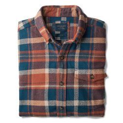 Chemise à carreaux en flanelle  Orange Checks - Packshot 1 / 1