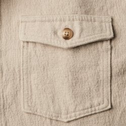 Surchemise 100% coton Beige - Vue détail 4 / 5