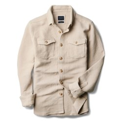 Surchemise 100% coton Beige - Packshot 4 / 5
