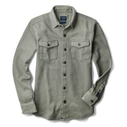 Surchemise en twill Olive Green - Packshot 2 / 7