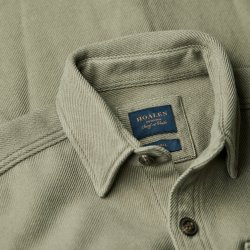 Surchemise en twill Olive Green - Vue détail 2 / 7