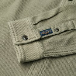 Surchemise en twill Olive Green - Vue détail 5 / 7
