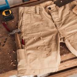 Short Denim japonais Sand - Vue extérieure 3 / 9