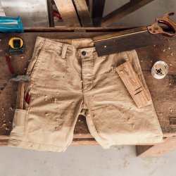 Short Denim japonais Sand - Vue extérieure 4 / 9