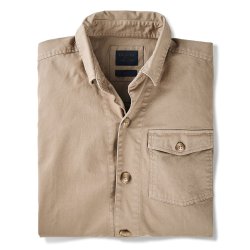 Surchemise en twill Earth Brown - Packshot 1 / 1
