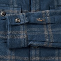 Surchemise à carreaux  Blue Grey Checks - Vue détail 5 / 6
