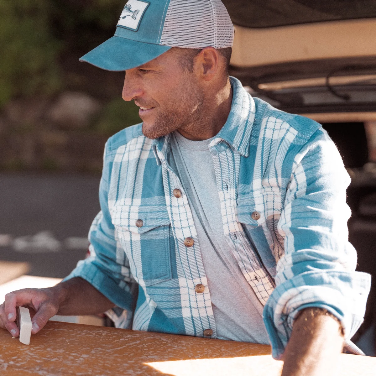 Checkered Shirt brushed cotton twill