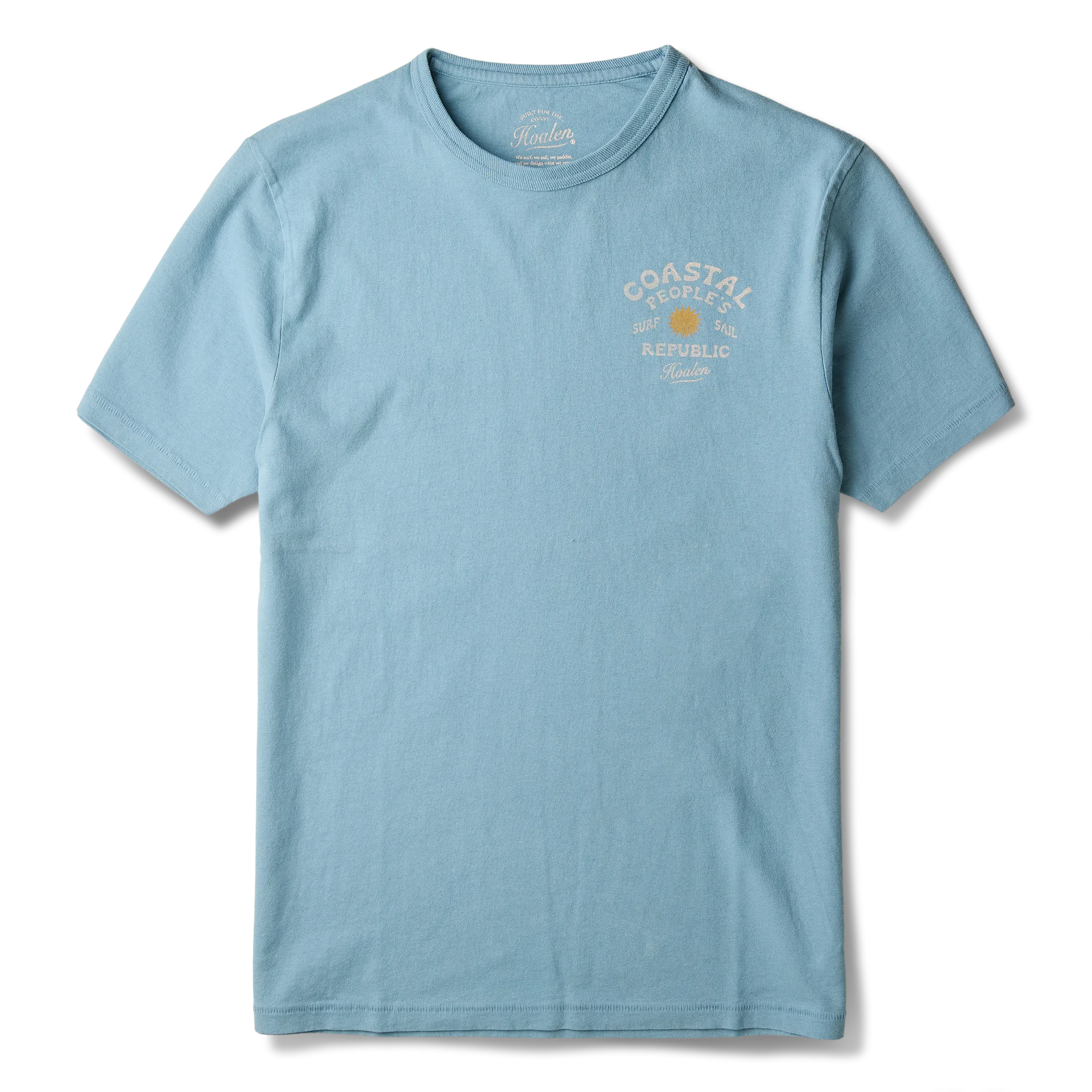 T-Shirt coton recyclé  North Blue - Packshot 2 / 4