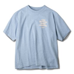 T-Shirt 100 % coton bio Light Blue Melange - Packshot 2 / 4