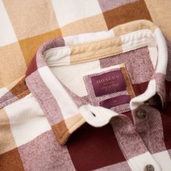 Chemise à carreaux Vichy Burgundy Honey Vichy - Vue détail 2 / 6